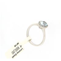 Anello Lorenza Gioielli Donna Acquamarina in Oro bianco Acquamarina 1.09 Ct 497136-14 - 497136-14